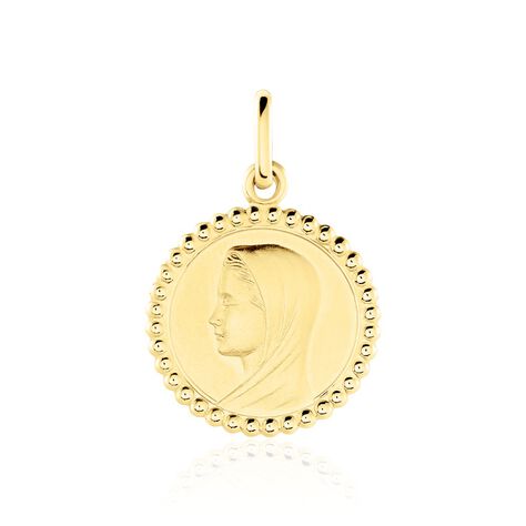 Pendentif Marie Or Jaune - Pendentifs Baptême Famille | Histoire d’Or