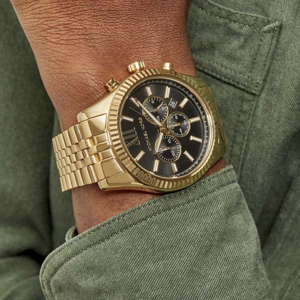 Montres Michael Kors MK8286 Acier Boucle d ployante simple Jaune