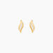 Boucles D'oreilles Puces Caline Or Jaune Diamant - Clous d'oreilles Femme | Histoire d’Or