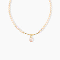 Collier Poire Or Jaune Perle De Culture