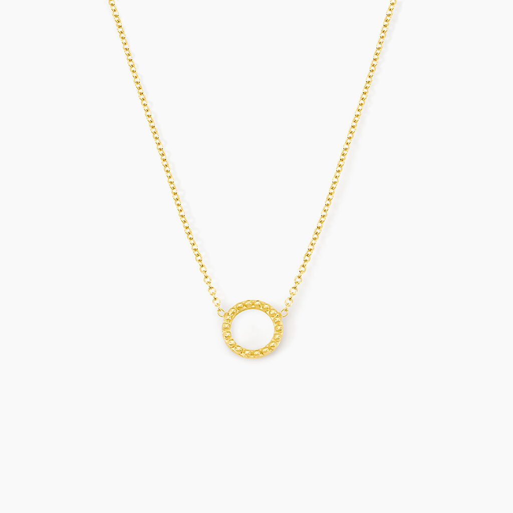 Collier Peytone Argent Dor&eacute; - Bijoux sans pierre Femme | Histoire d&rsquo;Or