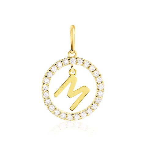 Pendentif Gabe Or Jaune Oxyde De Zirconium - Pendentifs Femme | Histoire d’Or