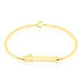 Bracelet Identité Etheline Maille Gourmette Or Jaune - Bracelets Communion Enfant | Histoire d’Or