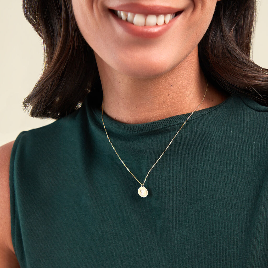 Collier Philana Or Jaune Nacre - Colliers Baptême Enfant | Histoire d’Or