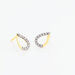 Boucles D'oreilles Puces Chrystalise Or Jaune Diamant - Clous d'oreilles Femme | Histoire d’Or