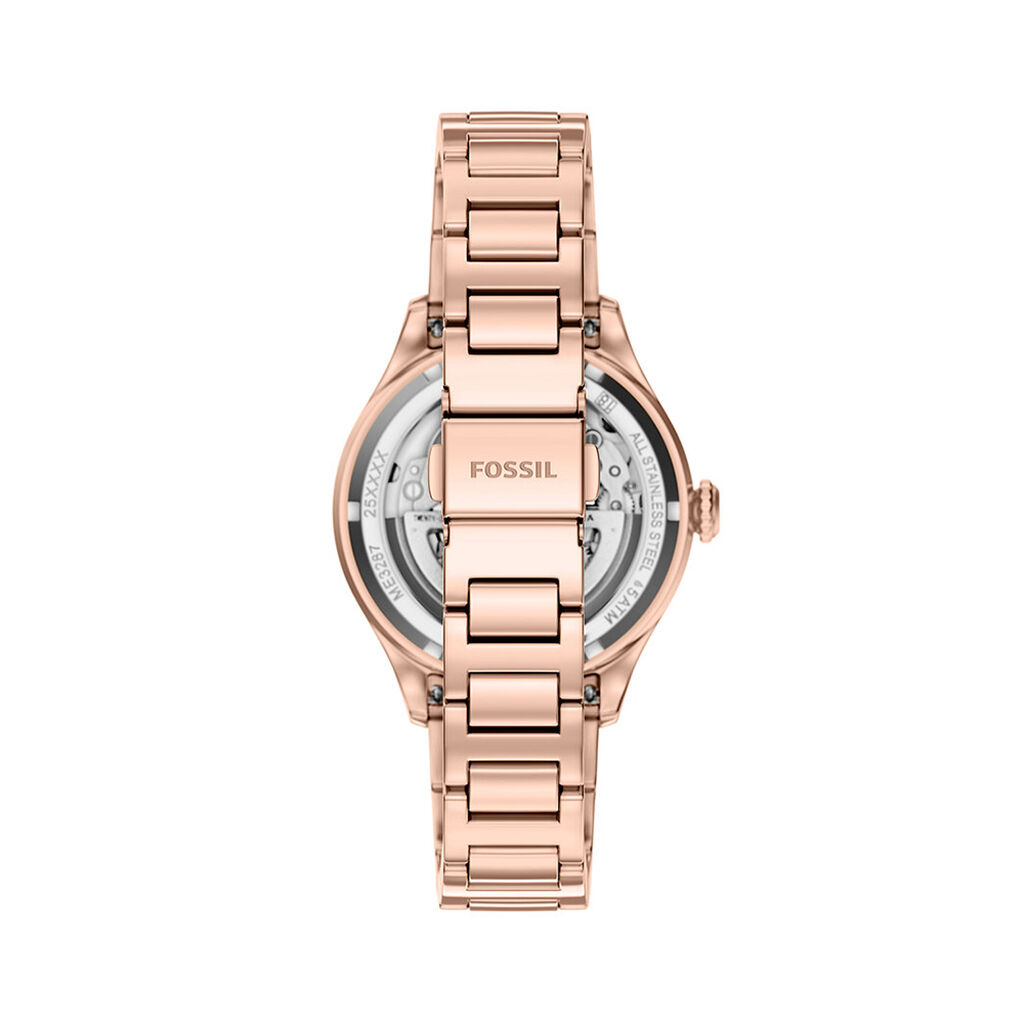 Montre Fossil Gilmore Automatic Rose - F&ecirc;te des m&egrave;res Femme | Histoire d&rsquo;Or