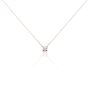 Collier Ponama Or Rose Oxyde De Zirconium