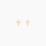 Boucles D'Oreilles Puces Christiana Or Jaune - Clous d'oreilles Femme | Histoire d&rsquo;Or