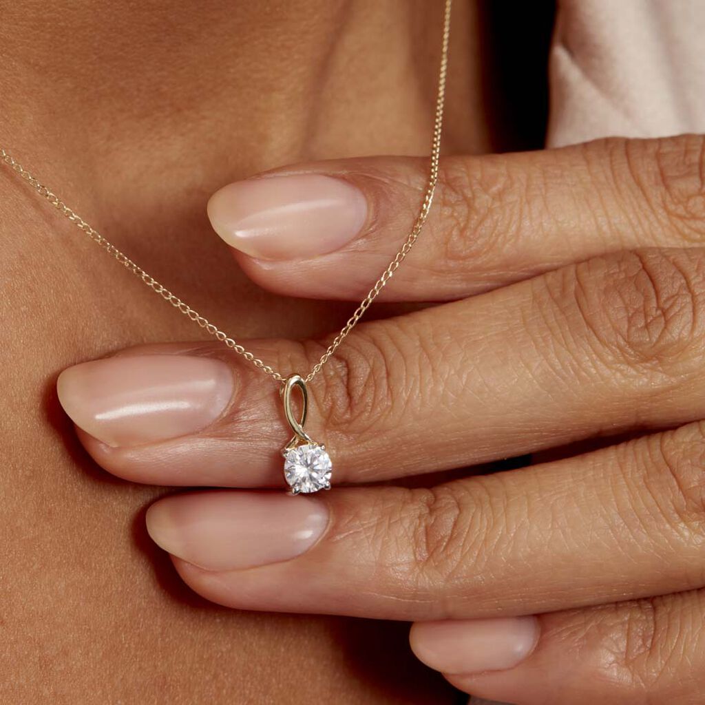 Collier Karlena Or Jaune Oxyde De Zirconium - Colliers Femme | Histoire d’Or