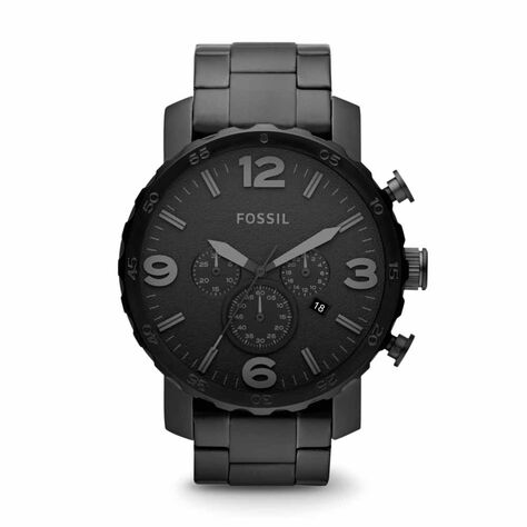 Montre Fossil Nate Noir - Montres Homme | Histoire d’Or