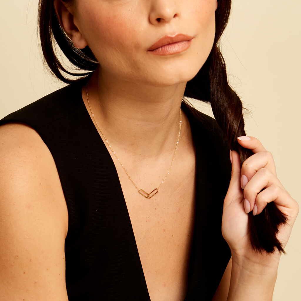 Collier Link Or Jaune - Colliers Femme | Histoire d’Or