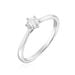 Bague Athena Platine Blanc Diamant - Bagues solitaires Femme | Histoire d’Or