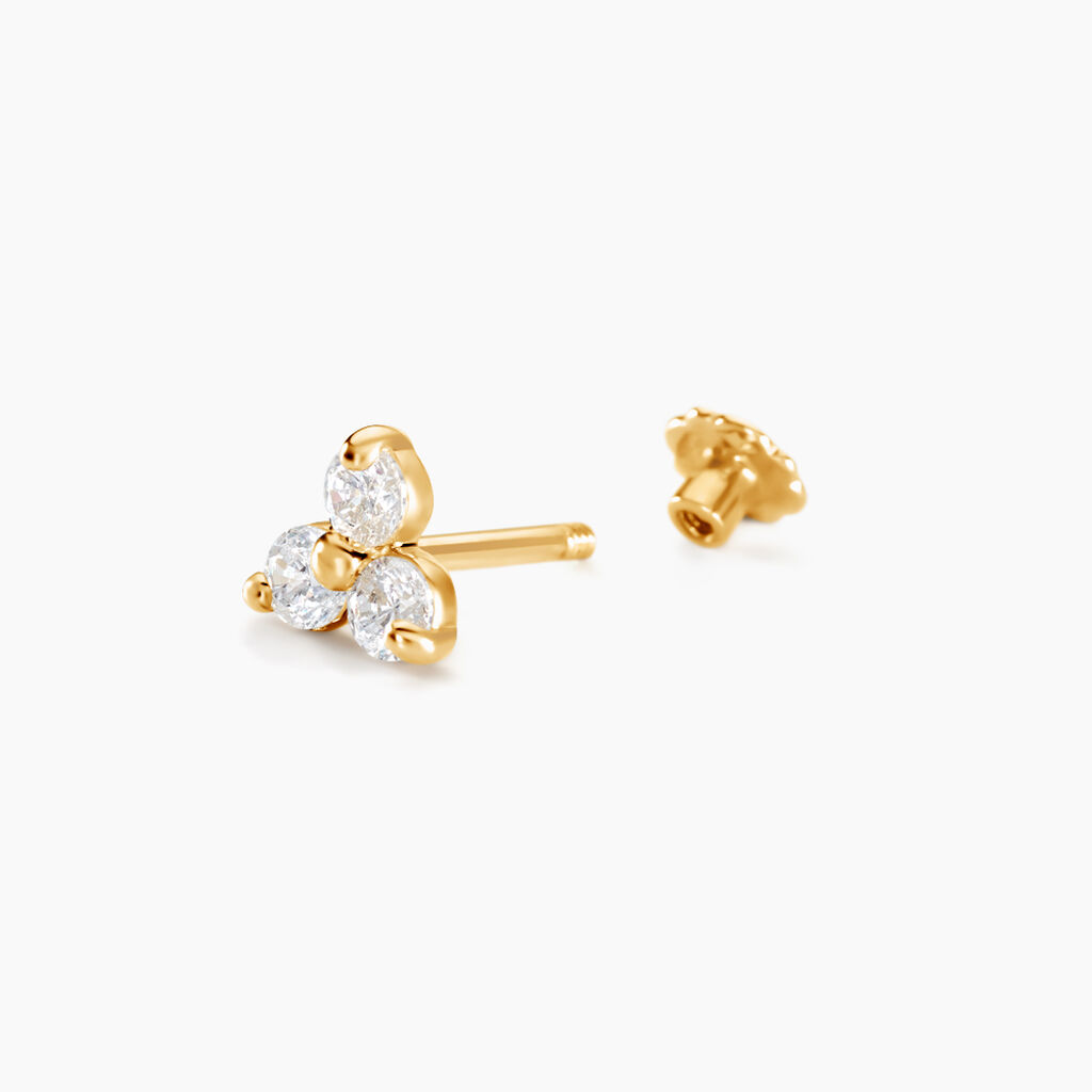 Piercing Nakato Or Jaune Oxyde De Zirconium - Bijoux Femme | Histoire d’Or