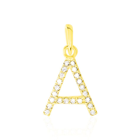 Pendentif Klementine Or Jaune Oxyde De Zirconium - Pendentifs Femme | Histoire d’Or