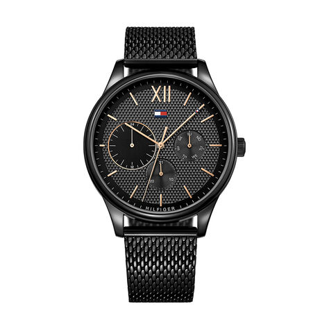 Montre Tommy Hilfiger Damon Noir - Montres Homme | Histoire d&rsquo;Or