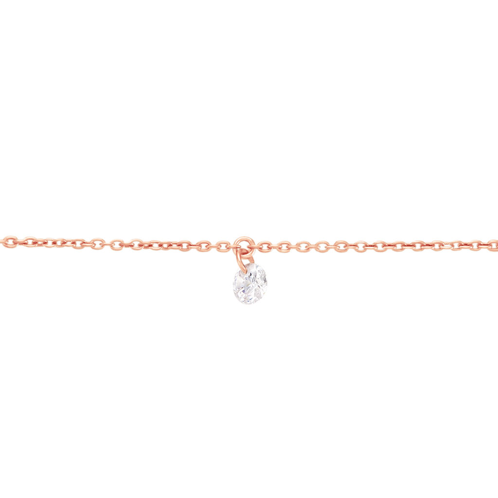 Bracelet Constantin Argent Rose Oxyde De Zirconium - Bracelets Femme | Histoire d’Or