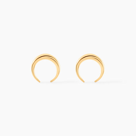 Boucles D'oreilles Puces Sergeline Or Jaune - Clous d'oreilles Femme | Histoire d&rsquo;Or