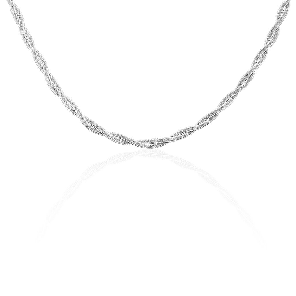 Collier Arkady Argent Blanc - Chaines Femme | Histoire d’Or