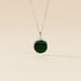 Collier Saül Argent Blanc Malachite - Colliers fantaisie Femme | Histoire d’Or
