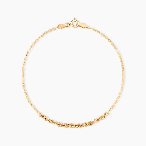 Bracelet Cordelia Or Jaune - Bracelets cha&icirc;ne Femme | Histoire d&rsquo;Or