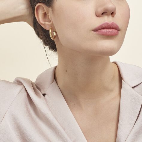 Créoles Vickie Or Jaune - Boucles d'oreilles créoles Femme | Histoire d’Or
