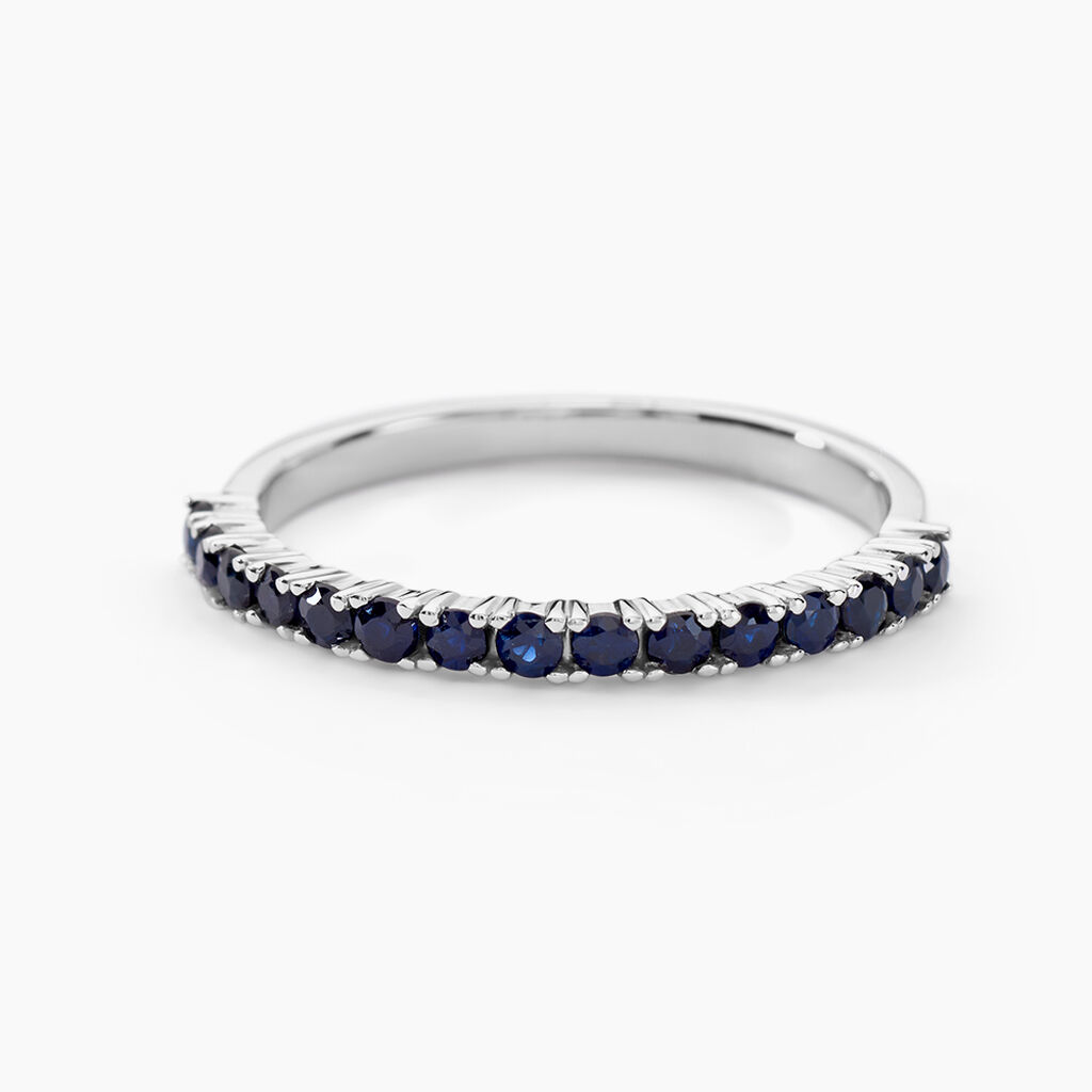 Alliance Leroi Or Blanc Saphir - Alliances Femme | Histoire d’Or