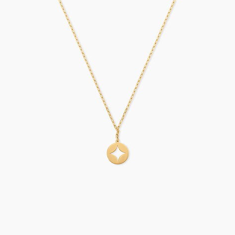 Collier Jamila Argent Dor&eacute; - Bijoux sans pierre Femme | Histoire d&rsquo;Or