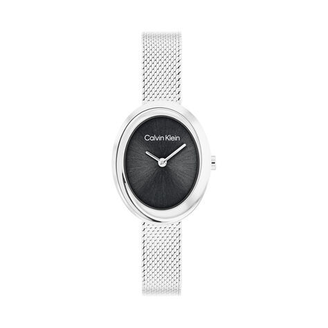 Montre Calvin Klein Twisted Bezel 24 Noir - Montres Femme | Histoire d&rsquo;Or