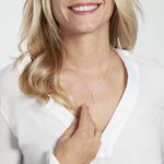 Collier Or Blanc Gwalduz Oxydes De Zirconium - Colliers Femme | Histoire d&rsquo;Or