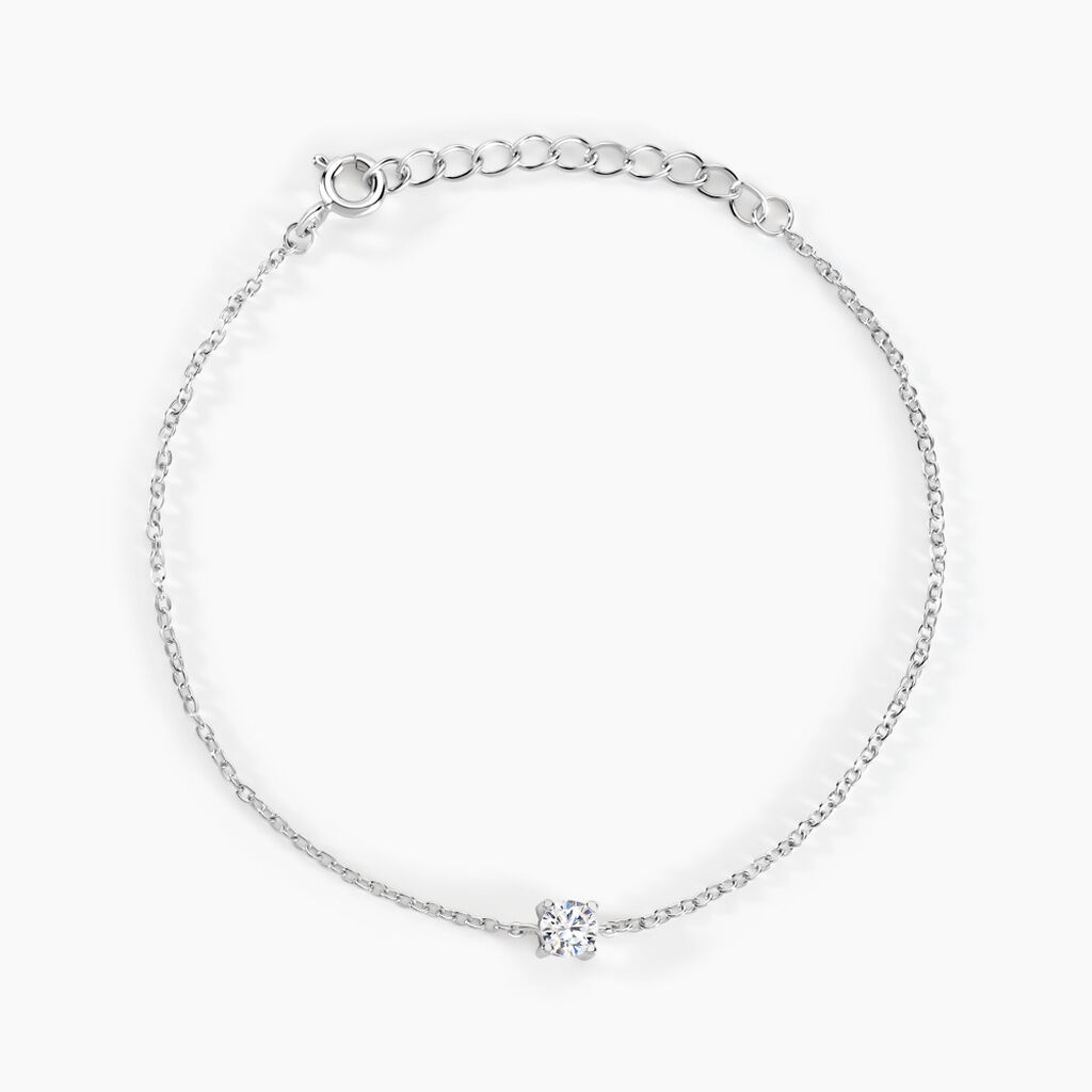 Bracelet Argent Lylwenn Oxydes De Zirconium - Bracelets Femme | Histoire d’Or