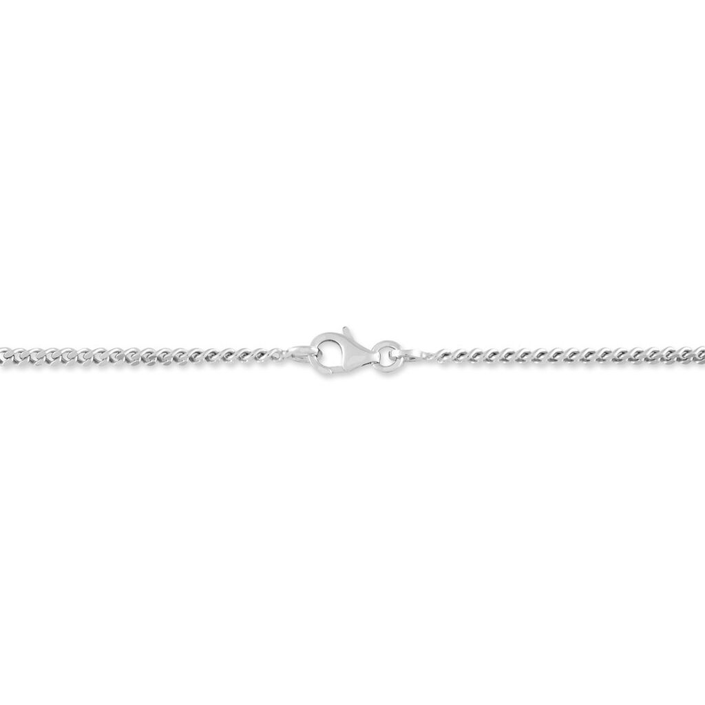 Chaîne Casper Maille Gourmette Argent Blanc - Chaines Unisex | Histoire d’Or