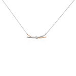 Collier Tonnia Or Bicolore Diamant - Colliers Femme | Histoire d&rsquo;Or
