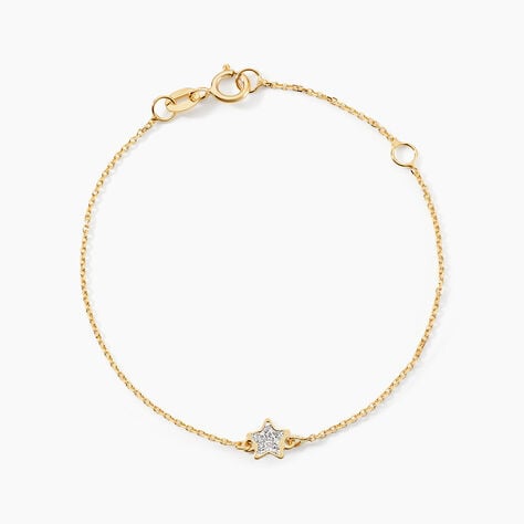 Bracelet Chirine Etoile Or Jaune - Bracelets Enfant | Histoire d’Or