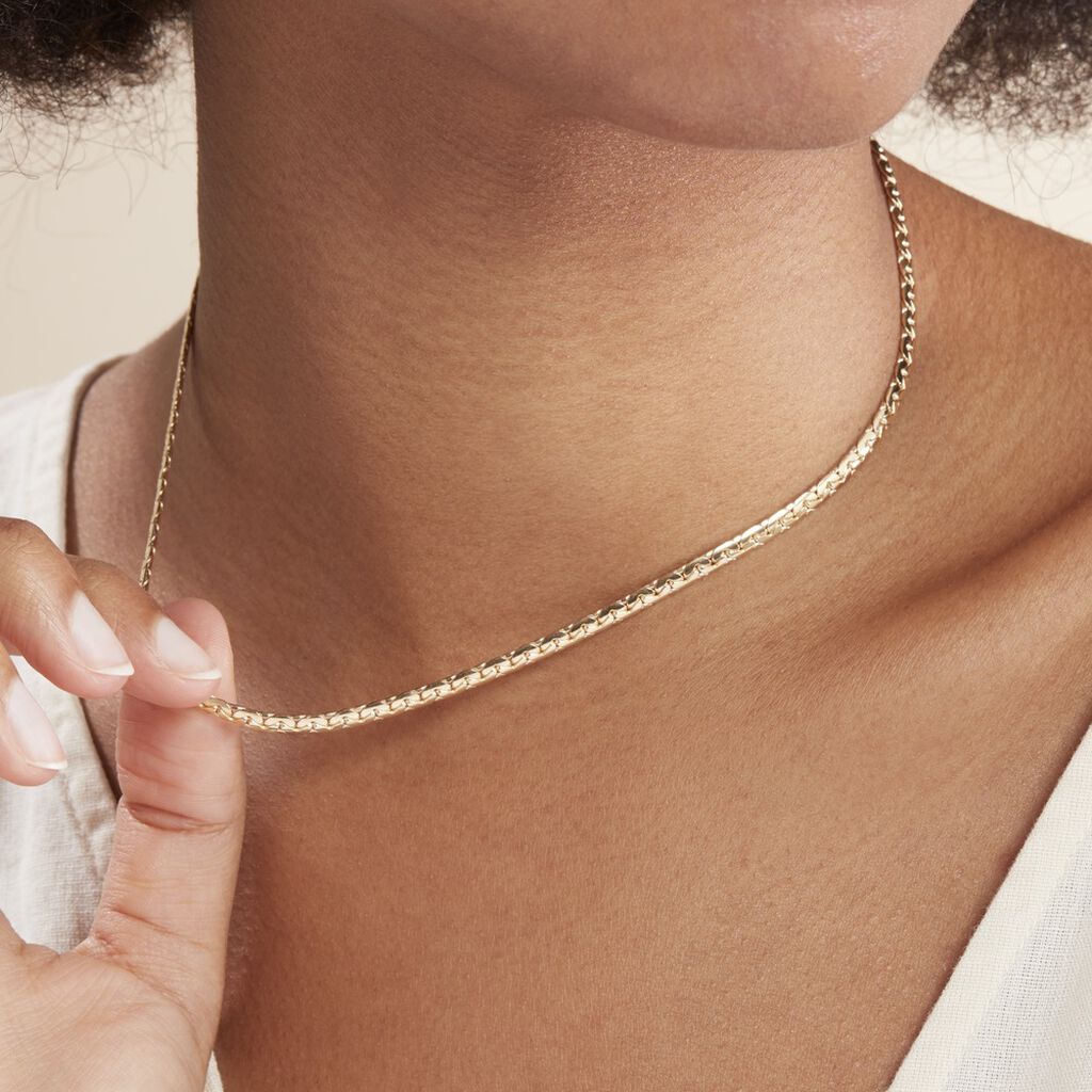 Collier Ivy Maille Haricot Or Jaune - Chaines Femme | Histoire d’Or