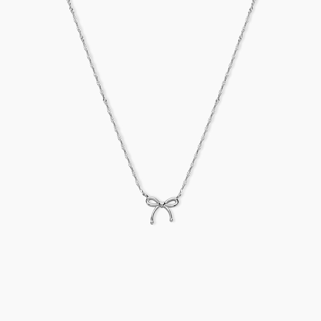 Collier Haria Argent Blanc - Colliers fantaisie Femme | Histoire d&rsquo;Or