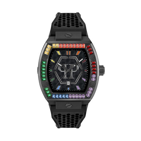 Montre Philipp Plein The Hexagon Phantom Noir - Montres Homme | Histoire d’Or