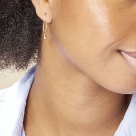 Créoles Helle Amande Or Jaune - Boucles d'oreilles créoles Femme | Histoire d’Or