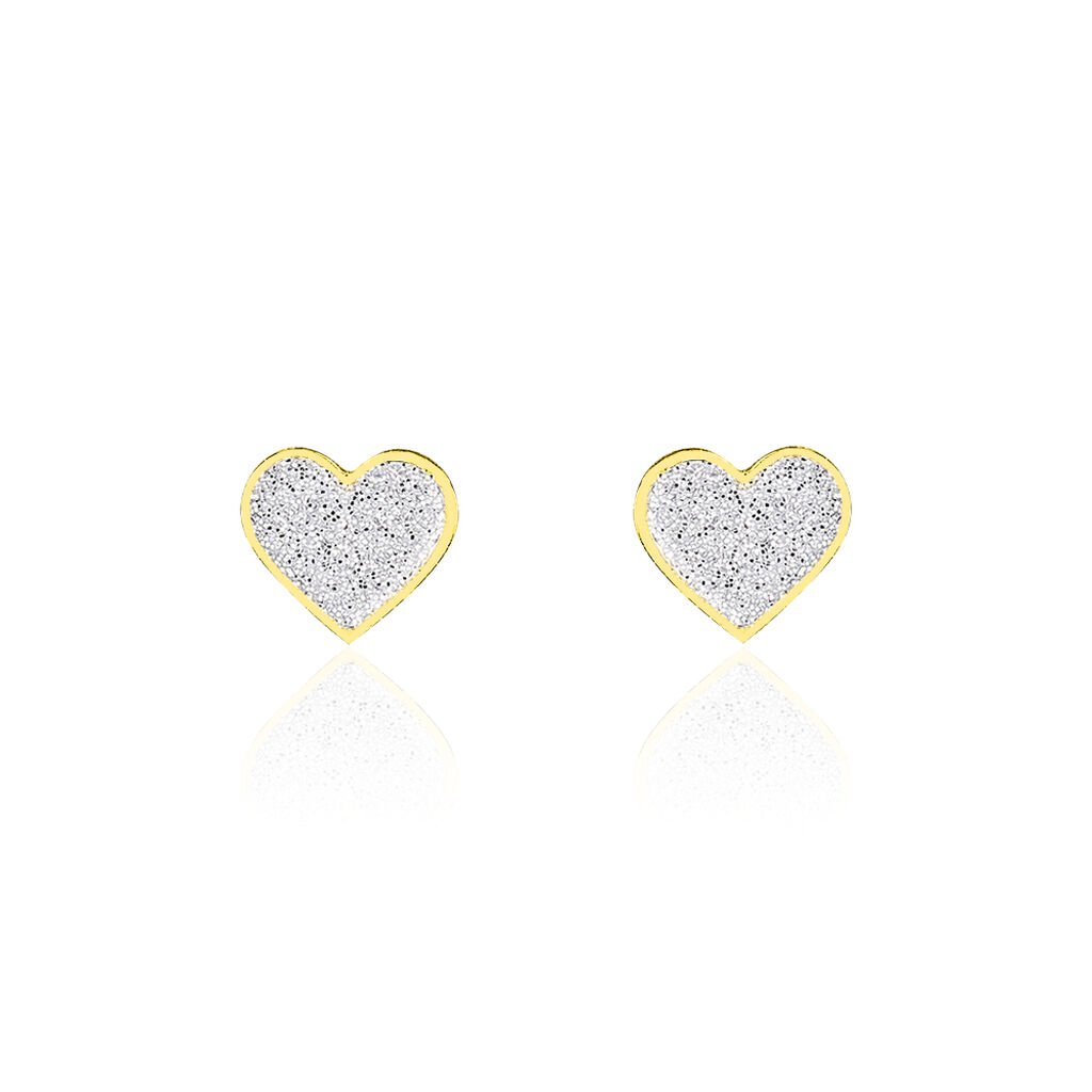 Boucles D'oreilles Puces Marta Or Jaune - Clous d'oreilles Femme | Histoire d’Or
