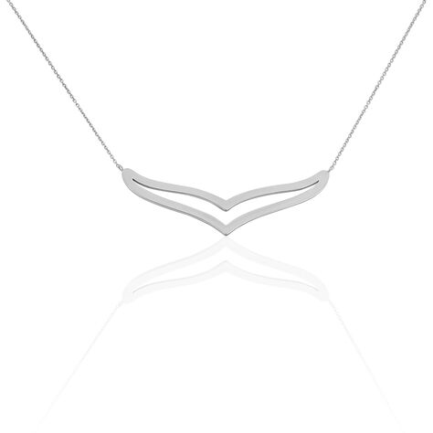 Collier Wilna Acier Blanc - Colliers fantaisie Femme | Histoire d&rsquo;Or