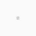 Boucles D'Oreilles Puces Iarfhlaith Or Blanc Oxyde De Zirconium - Clous d'oreilles Homme | Histoire d&rsquo;Or