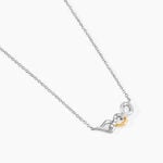 Collier Or Jaune Argent Blanc Oxyde De Zirconium - Colliers Femme | Histoire d&rsquo;Or