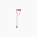 Bijoux D'Oreilles Meriah Or Jaune Oxyde De Zirconium - Ear cuffs Femme | Histoire d&rsquo;Or