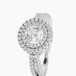 Bague Marie-felix Argent Blanc Oxyde De Zirconium - Bagues solitaires Femme | Histoire d&rsquo;Or