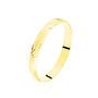 Alliance Hercule Striee Demi Jonc Classique Or Jaune
