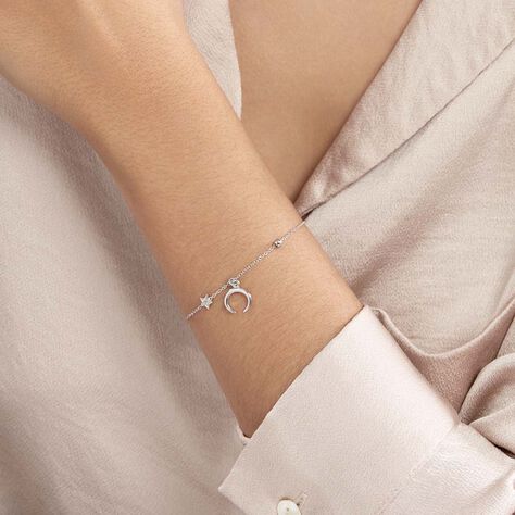 Bracelet Serenella Argent Blanc Oxyde De Zirconium - Bracelets Femme | Histoire d’Or