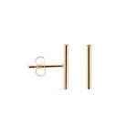 Boucles D'oreilles Puces Pink Or Rose - Clous d'oreilles Femme | Histoire d&rsquo;Or