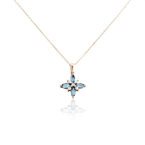 Collier Anabele Or Rose Topaze Oxyde - Colliers Femme | Histoire d’Or