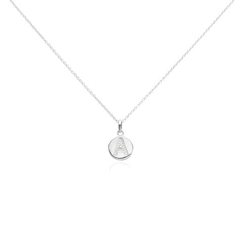 Collier Argent Eugenien Oxydes De Zirconium - Colliers fantaisie Femme | Histoire d’Or