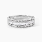 Alliance Collection 1986 Platine Blanc Diamant - Alliances Femme | Histoire d&rsquo;Or