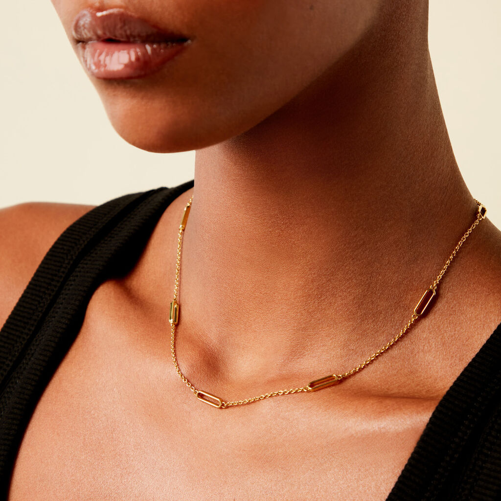 Collier Lueur Plaqué Or Jaune - Colliers Femme | Histoire d’Or